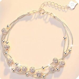 Elegant Gold and Silver Women's Bracelet